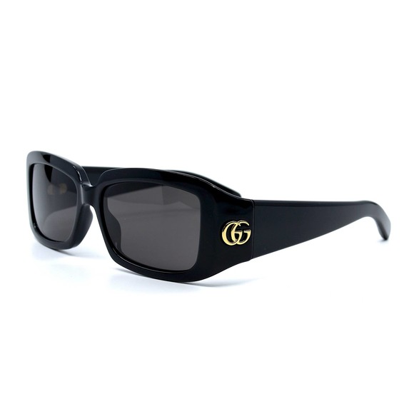 Gucci GG1403S Black Grey Sunglasses Women Authentic Italy New w/ Case main image 4